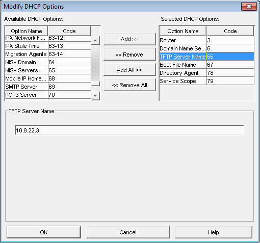 Custom Dhcp Options Windows 2012 Terminal Server