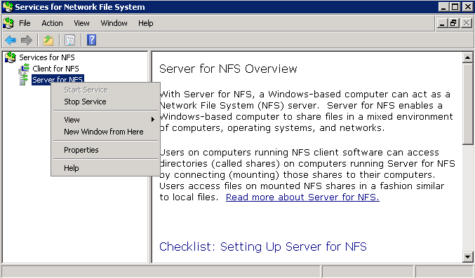 Properties of nfs server.png